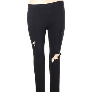 Tickled Teal Black Leggings
